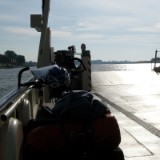 0905F 63 Elbe Faehre bei HH : elbe